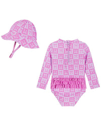 Andy & Evan Pink Bow Rashguard