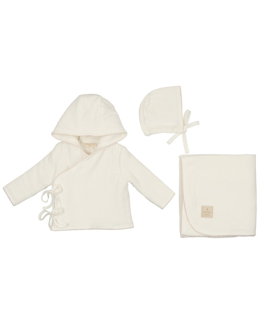 Mon Tresor Scallop Wrap Jacket Layette Set