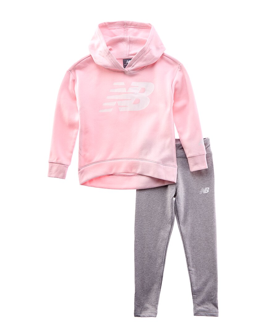 New Balance 2Pc Hoodie & Fleece-Lined Legging Set