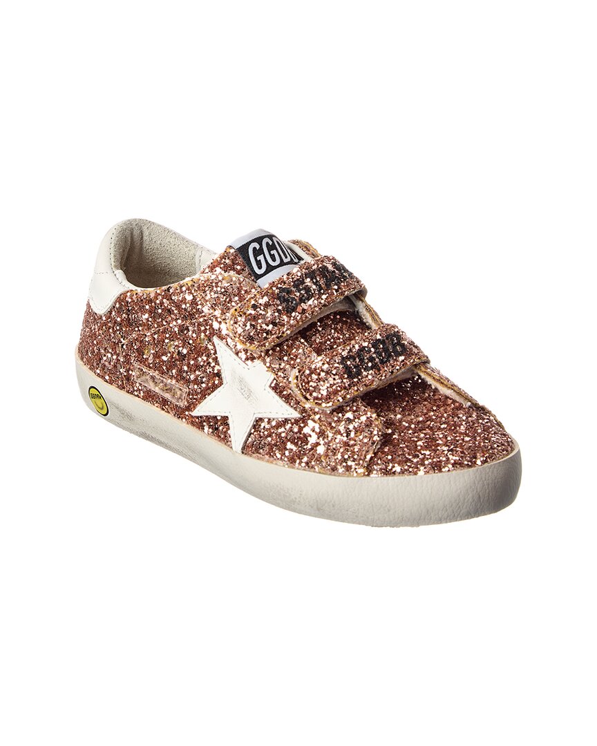 Golden Goose Old School Glitter & Leather Sneaker