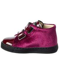 Naturino Falcotto Michael 2 Velvet & Patent Sneaker