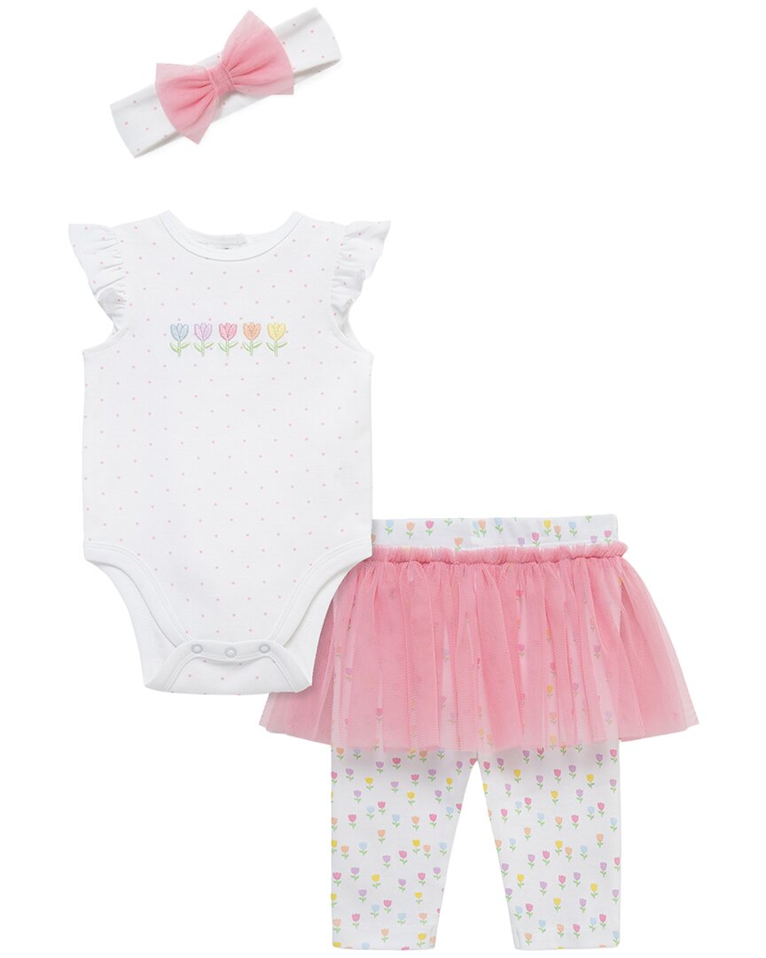 Little Me Tulips Skegging Set Headband