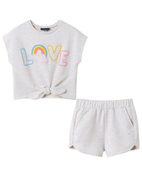 Andy & Evan Neon Nep French Terry Top