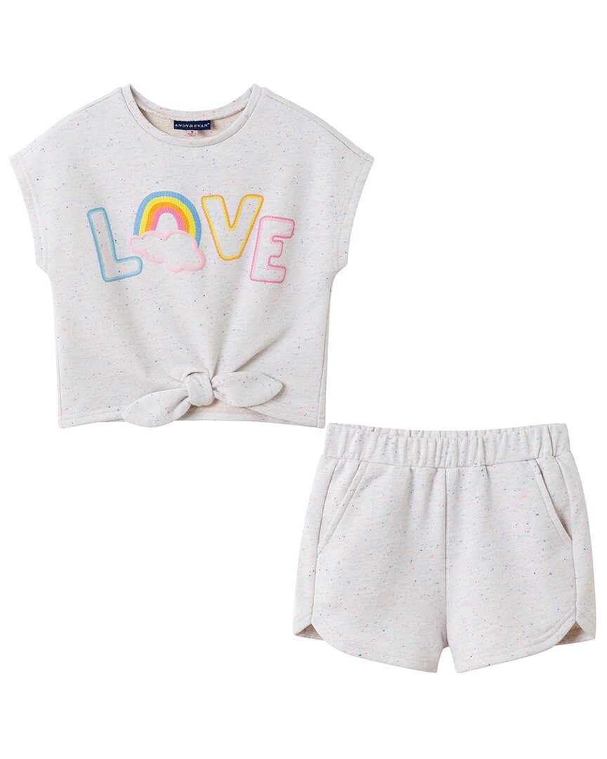 Andy & Evan Neon Nep French Terry Top