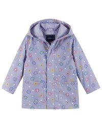 Andy & Evan Light Purple Floral Rain Coat