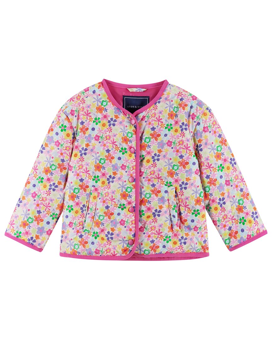 Andy & Evan Floral Print Bomber