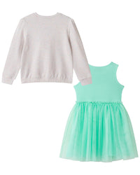 Andy & Evan Neon Sweatshirt And Dress Set