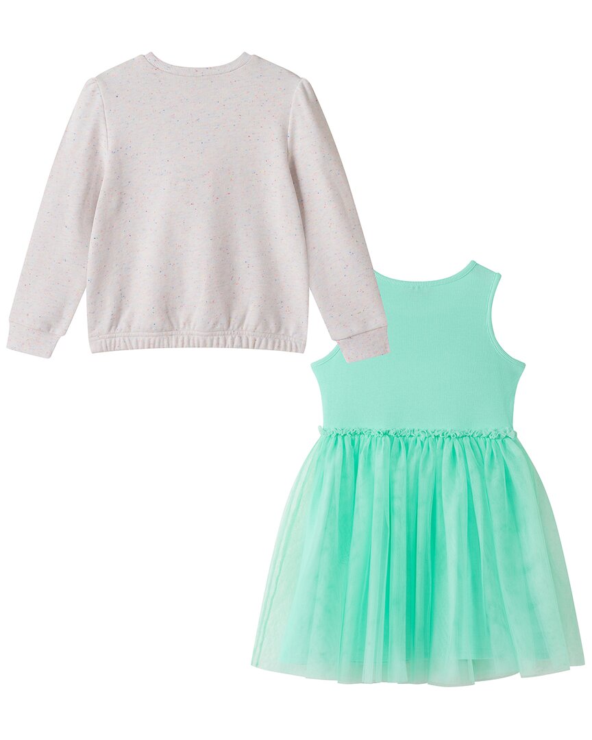 Andy & Evan Neon Sweatshirt And Dress Set