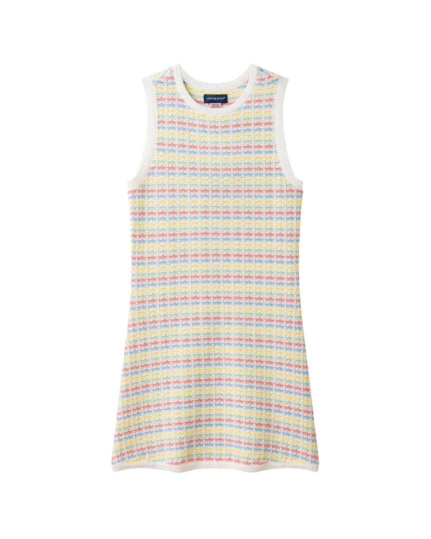 Andy & Evan Tween Crochet Tank Dress
