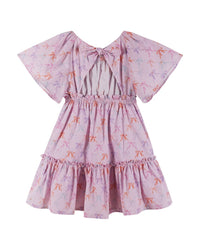 Andy & Evan Flutter Sleeve Dress