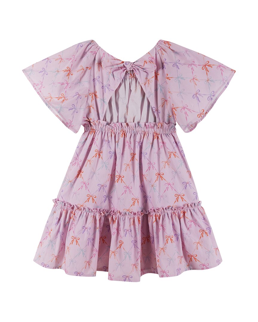Andy & Evan Flutter Sleeve Dress