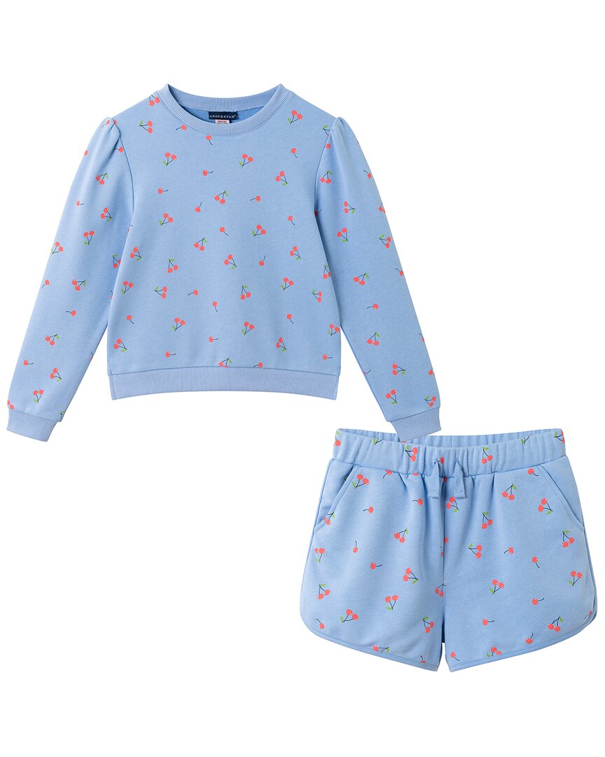 Andy & Evan 2Pc Printed Top & Short Set