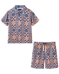 Andy & Evan 2Pc Matching Top & Short Set