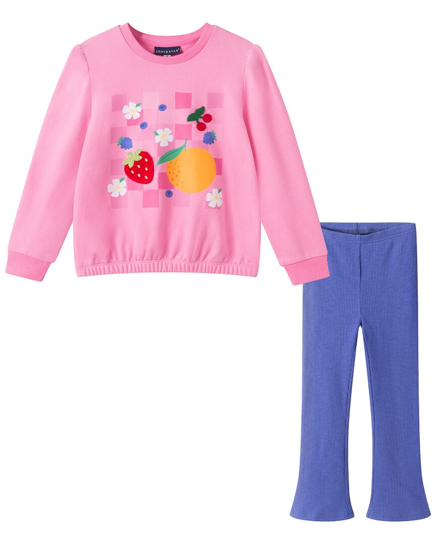 Andy & Evan 2Pc Sweatshirt & Pant Set