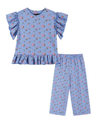 Andy & Evan 2Pc Floral Top & Pant Set