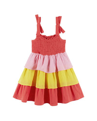 Andy & Evan Color Blocked Dress
