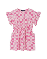 Andy & Evan Printed Jersey Dress