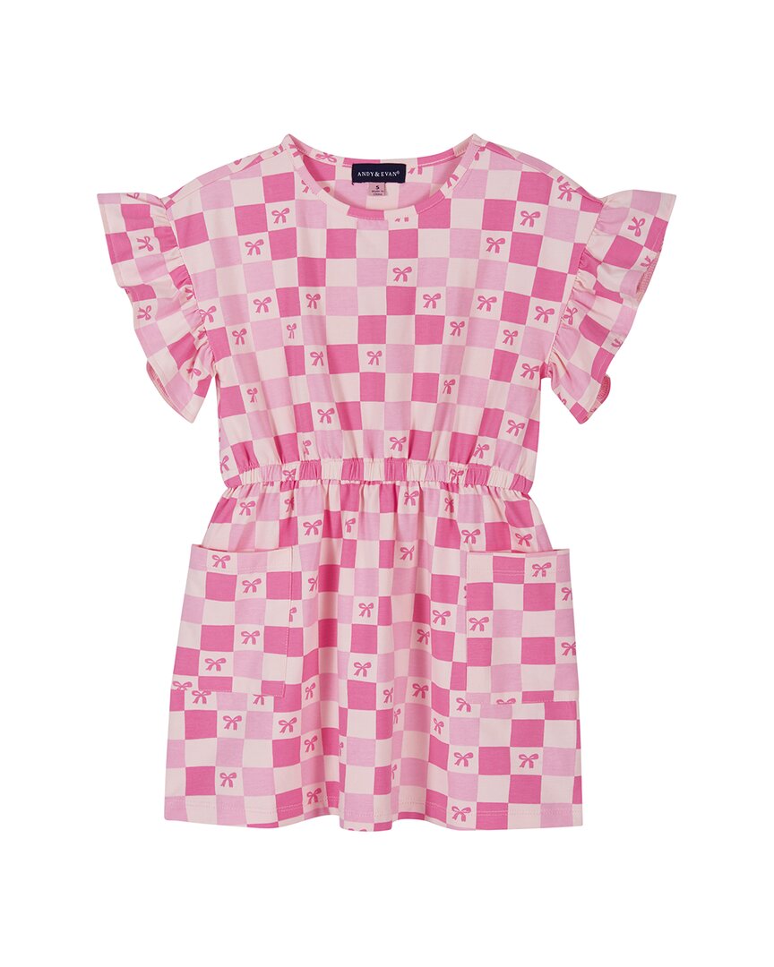 Andy & Evan Printed Jersey Dress