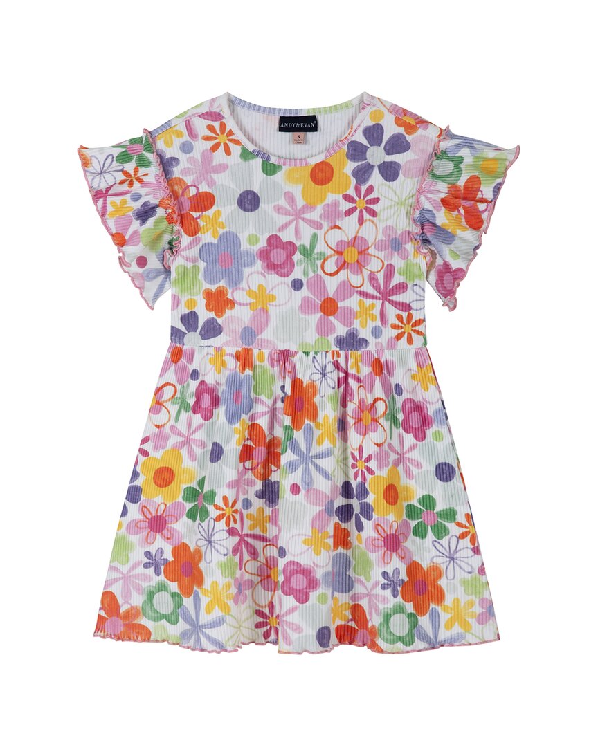 Andy & Evan Printed Rib Dress