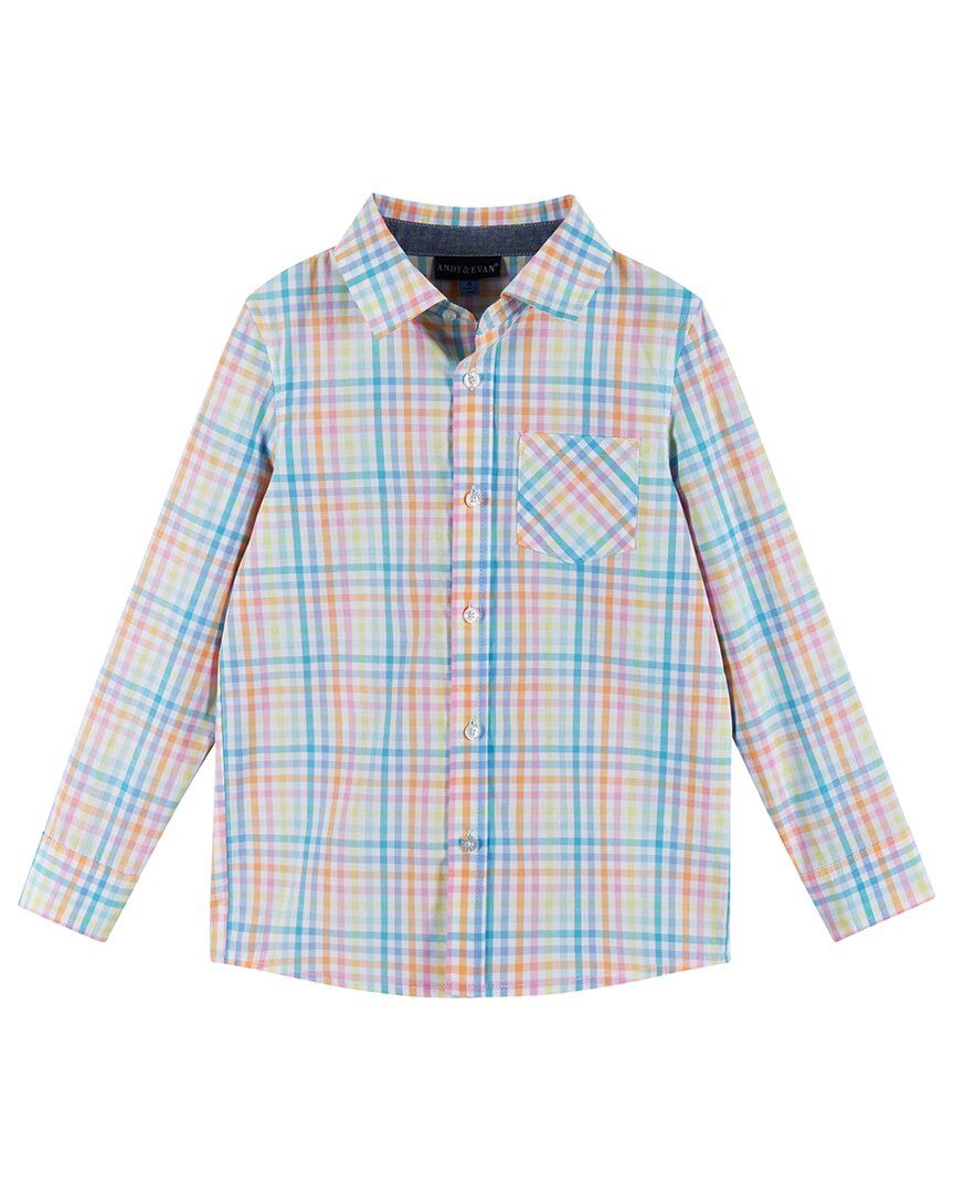 Andy & Evan Pastel Plaid Shirt