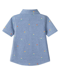 Andy & Evan Watermelon Seersucker Shirt