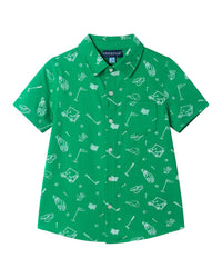 Andy & Evan Printed Knit Shirt