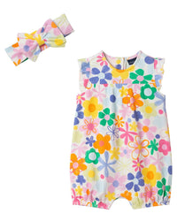 Andy & Evan Floral Printed Romper