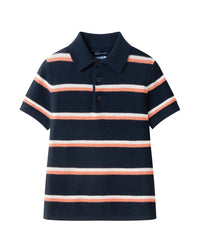 Andy & Evan Stripe Polo Sweater