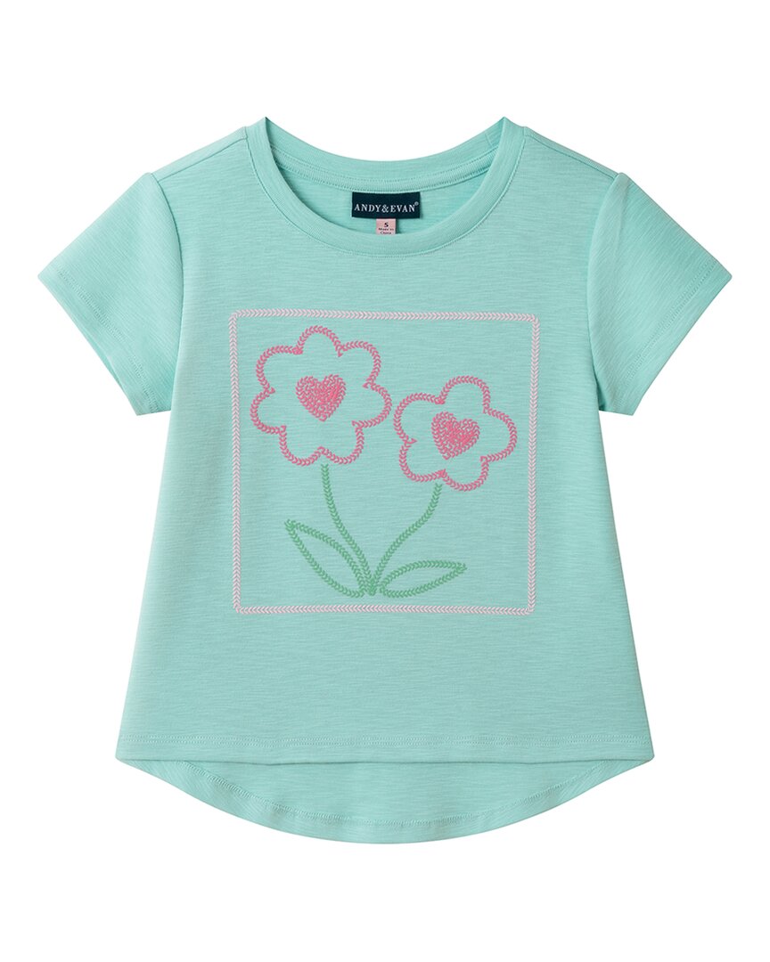 Andy & Evan Jersey Embroidered T-Shirt
