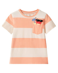 Andy & Evan Stripe Pocket T-Shirt