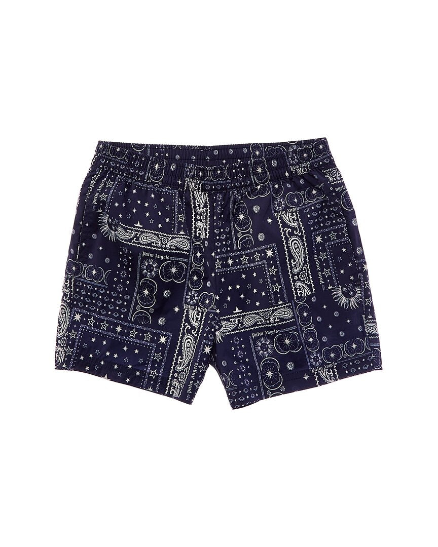 Palm Angels Aop Astro Paisley Swim Short