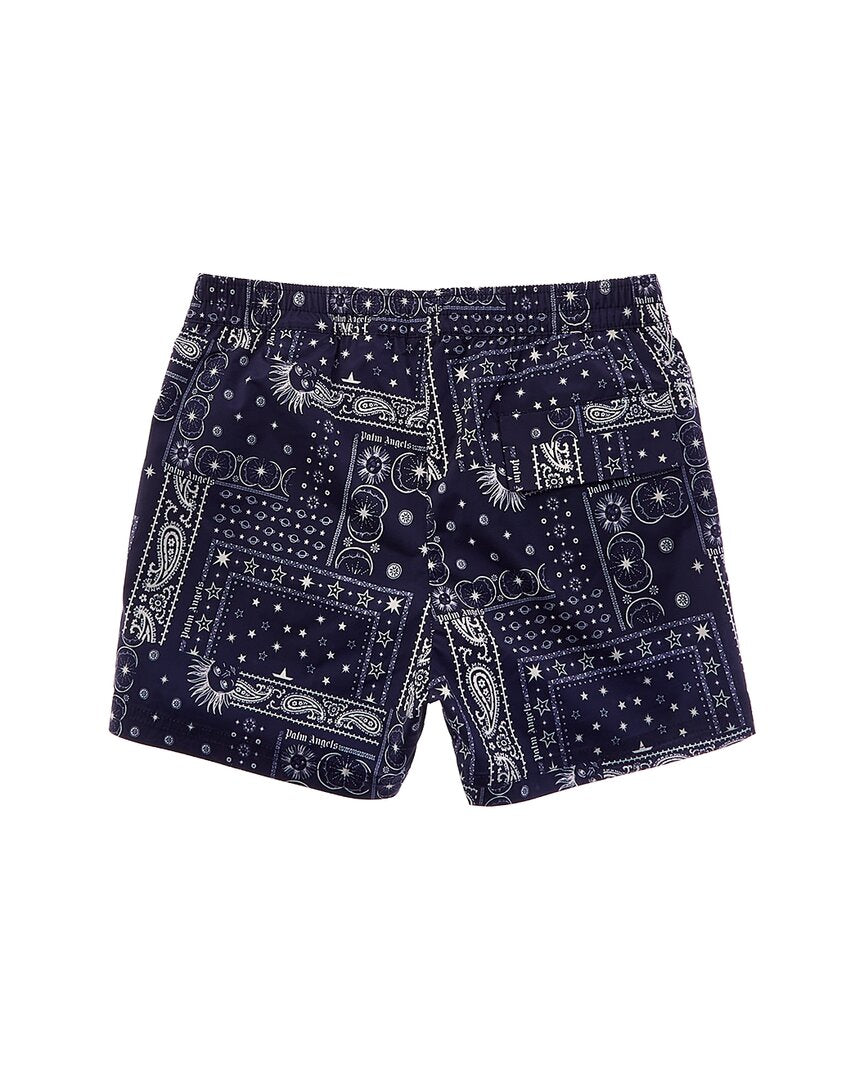 Palm Angels Aop Astro Paisley Swim Short