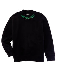 Palm Angels Seasonal Logo Regular Crewneck Sweatshirt