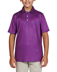 Tailorbyrd Mini Houndstooth Performance Polo Shirt