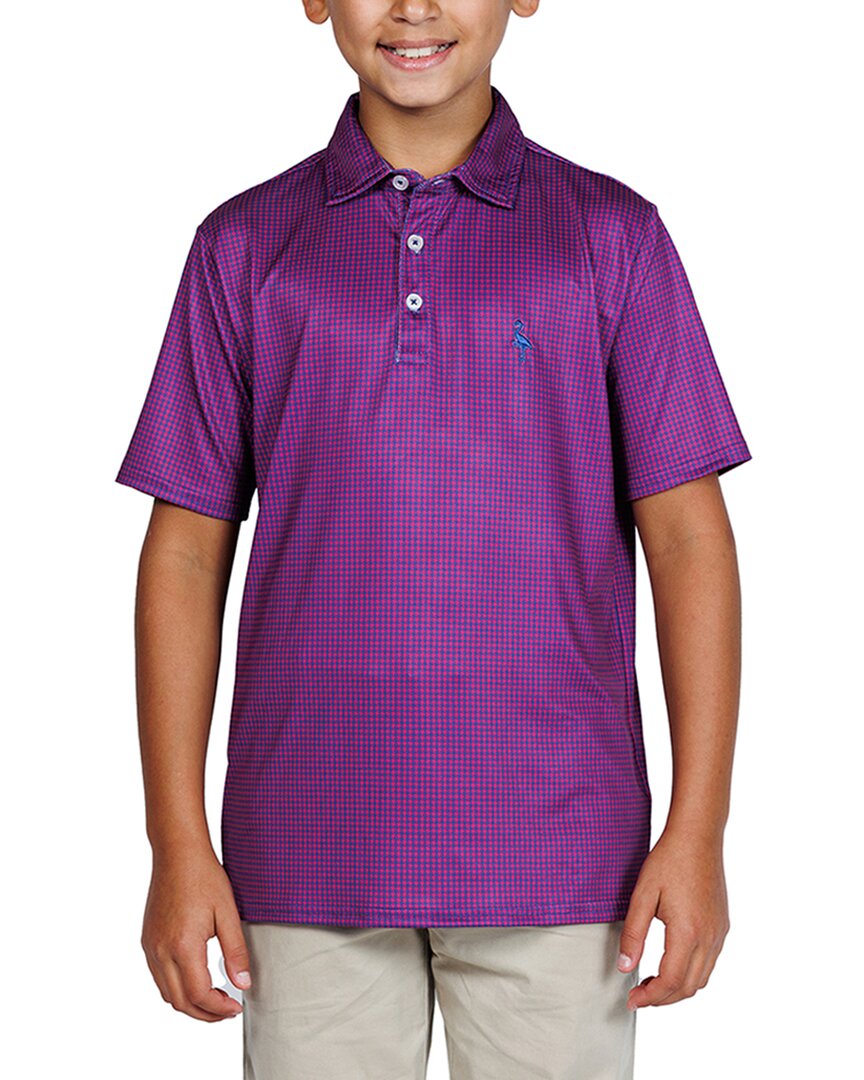 Tailorbyrd Mini Houndstooth Performance Polo Shirt