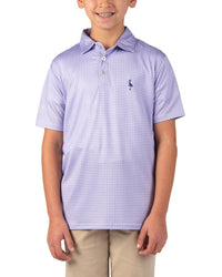 Tailorbyrd Floral Compass Performance Polo Shirt