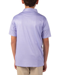 Tailorbyrd Floral Compass Performance Polo Shirt