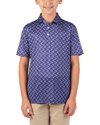 Tailorbyrd Sailing Anchors Performance Polo Shirt