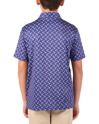 Tailorbyrd Sailing Anchors Performance Polo Shirt