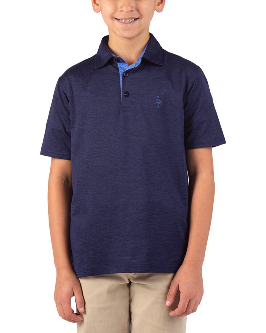 Tailorbyrd Melange Mesh Performance Polo Shirt