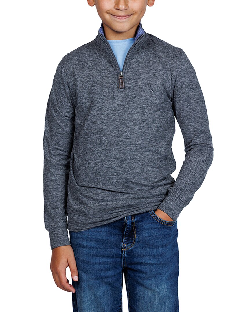 Tailorbyrd Brushed Melange Super Soft 1/4-Zip Pullover
