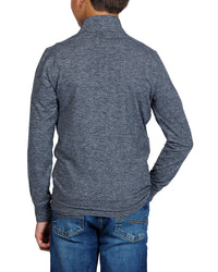 Tailorbyrd Brushed Melange Super Soft 1/4-Zip Pullover