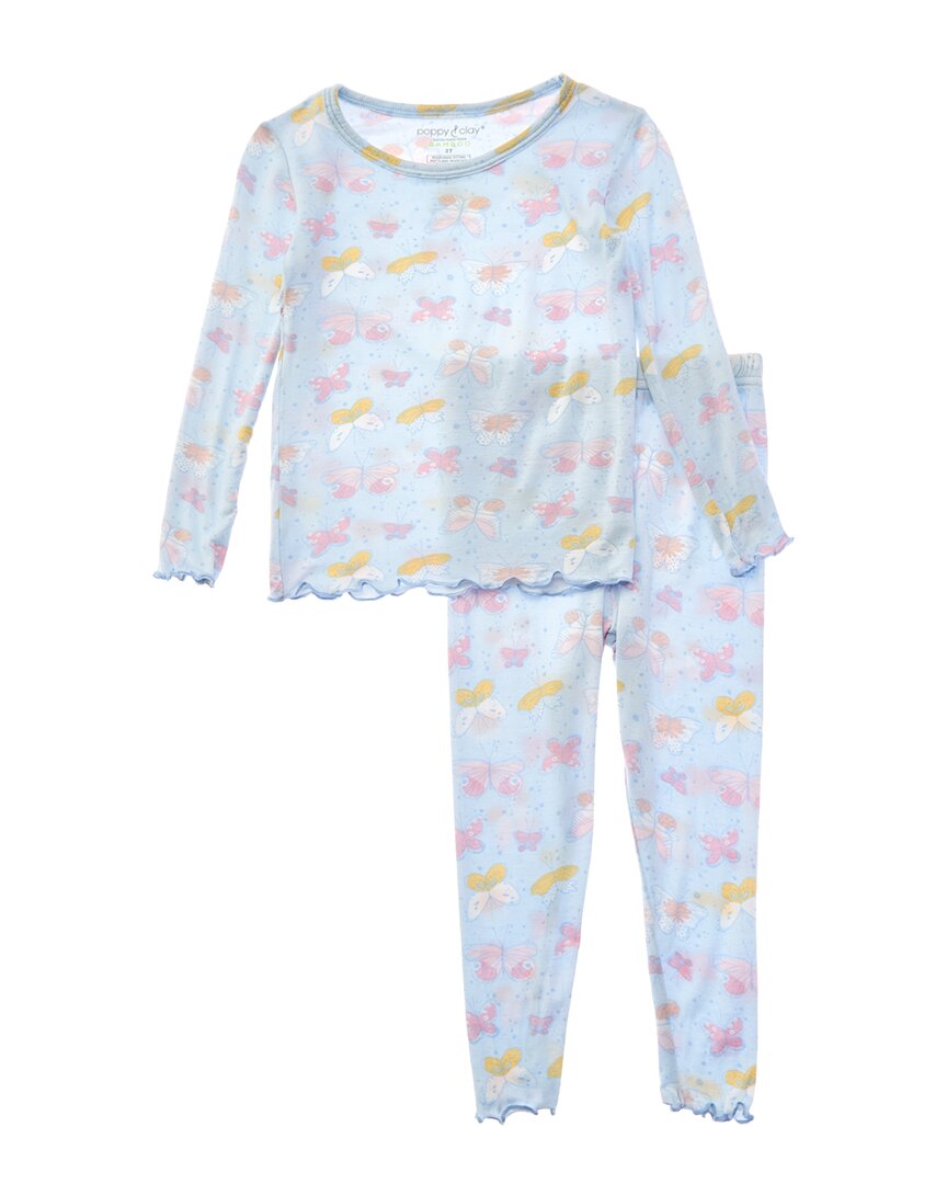 Poppy & Clay 2Pc Zen Bamboo Snug Fit Pajama Set