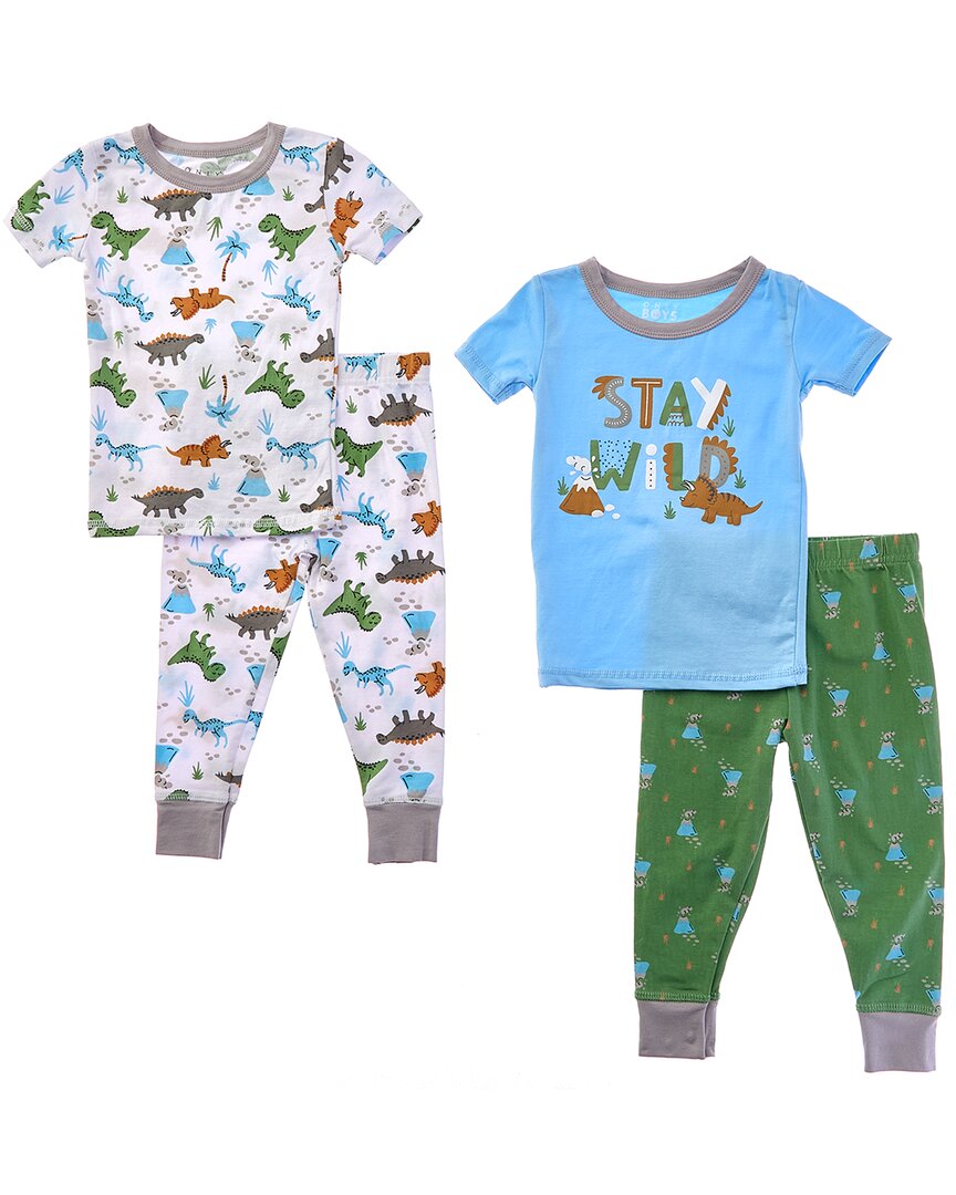Only Boys 4Pc Boy's Squad Snug Fit Pajama Set