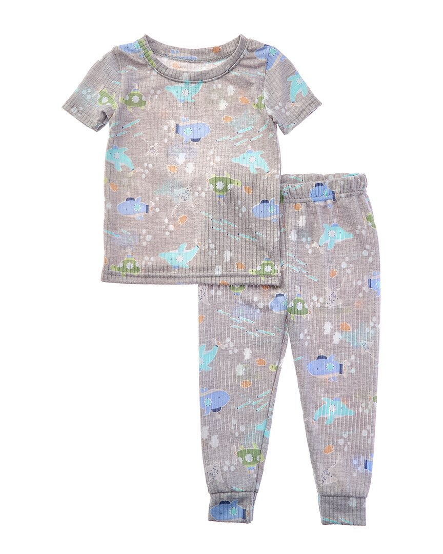 Only Boys 2Pc Soft & Cozy Rib Pajama Set
