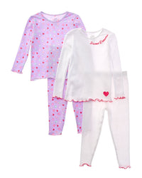 Rene Rofe 4Pc Soft & Cozy Pajama Set