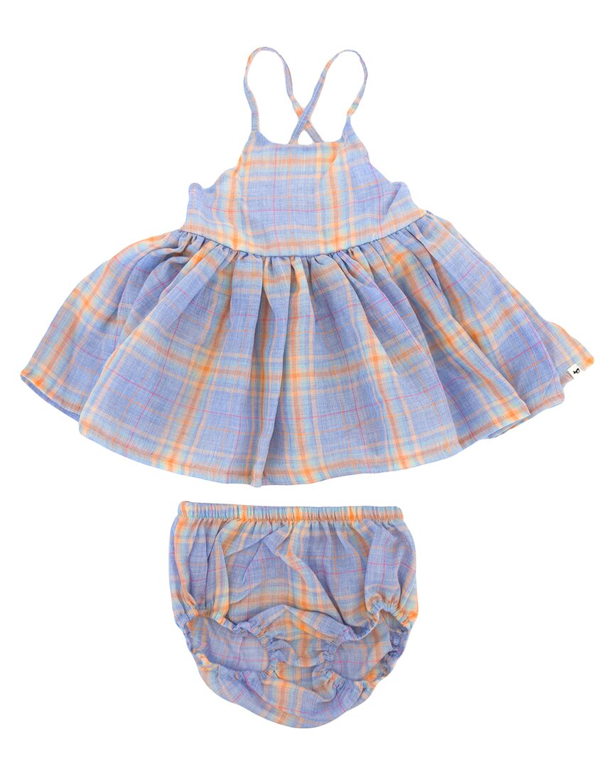 Oh Baby! Mandras Plaid Party Dress (Panty To 2-3)