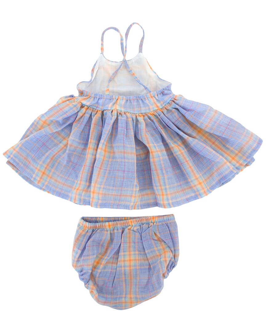 Oh Baby! Mandras Plaid Party Dress (Panty To 2-3)