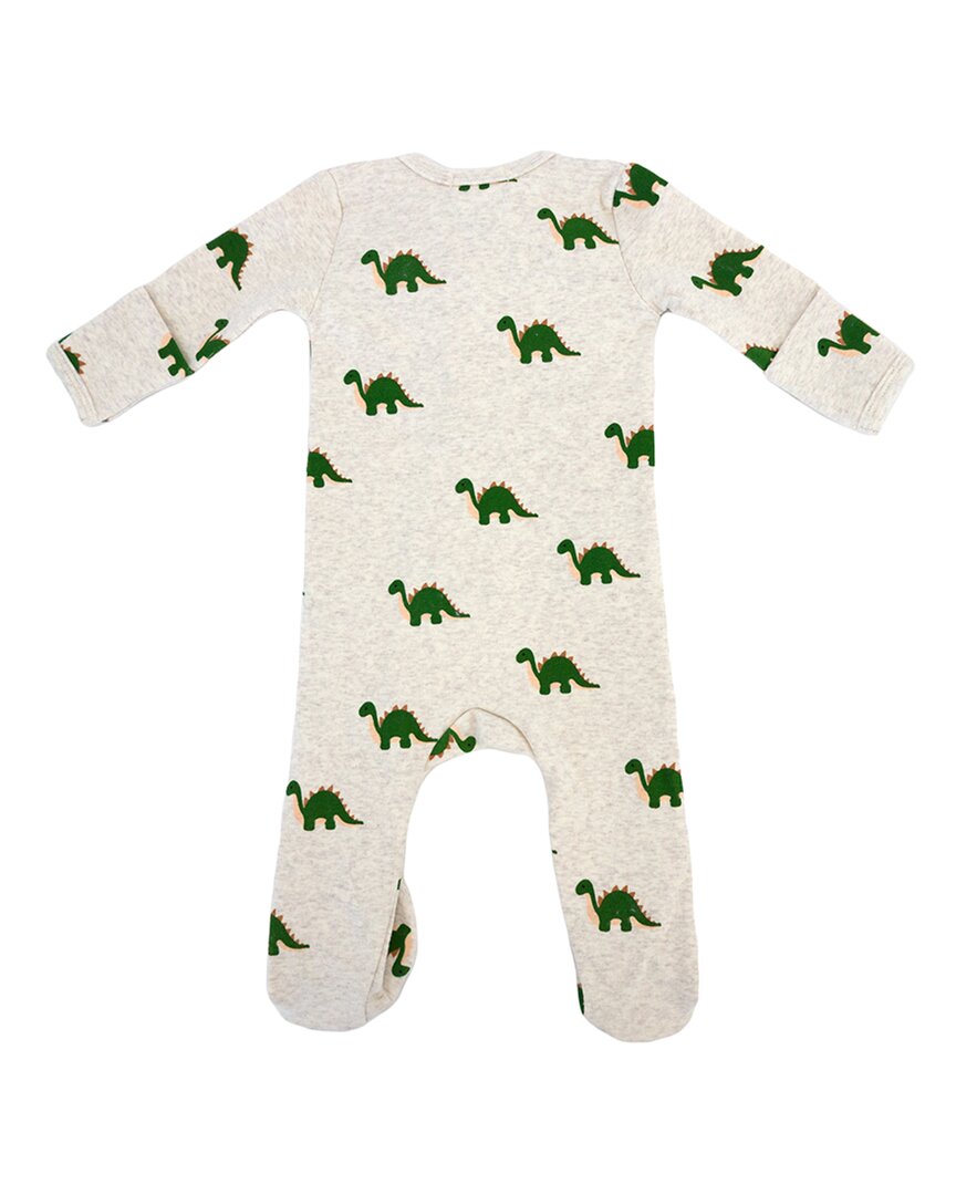 Oh Baby! Dinosaur Print Zipper Footie
