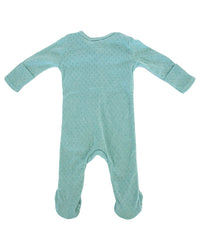 Oh Baby! Pointelle Zipper Footie
